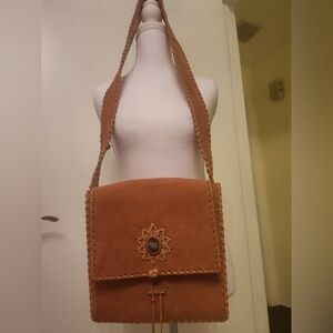 Handcrafted Tan Leather Shoulder Bag